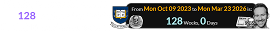 Monday's news fell exactly 128 weeks after Yale's 'Skull & Bones' anniversary: