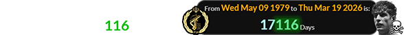 The Islamic Revolutionary Guard Corps was 17,116 days old:
