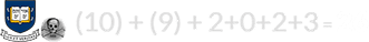 (10) + (9) + 2+0+2+3 = 26