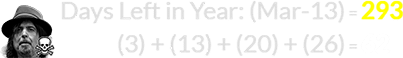 (3) + (13) + (20) + (26) = 62
