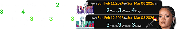 The shooting happened 2 years, 3 weeks, 4 days after Mahomes’ last title and 3 years, 3 weeks, 3 days after Super Bowl LVII: