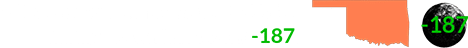Oklahoma was admitted to the Union during Brown Lunation # -187: