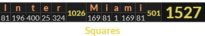 "Inter Miami" = 1527 (Squares)