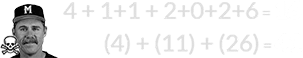 4 + 1+1 + 2+0+2+6 = 16 and (4) + (11) + (26) = 41