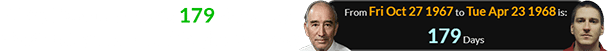 Alfred P. Murrah was 179 days after his birthday when McVeigh was born: