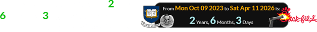 The shooting fell a span of 2 years, 6 months, 3 days after Yale’s ‘Skull and Crossbones’ anniversary: