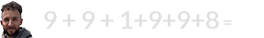 9 + 9 + 1+9+9+8 = 45