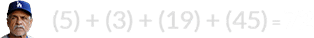 (5) + (3) + (19) + (45) = 72