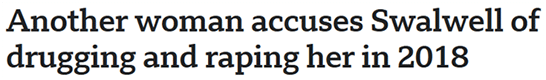 Another woman accuses Swalwell of drugging and raping her in 2018