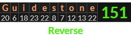 "Guidestone" = 151 (Reverse)