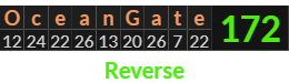 "OceanGate" = 172 (Reverse)