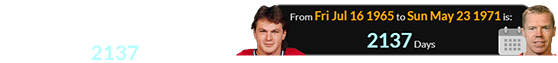 Kris Draper was born just one day after Claude Lemieux turned 2137 days of age: