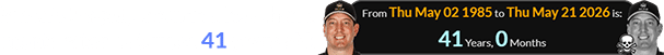 Busch’s tragedy occurred less than a month after he turned 41 years old: