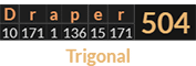 "Draper" = 504 (Trigonal)