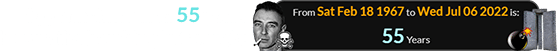 Oppenheimer died 55 years before the bombing in Georgia: