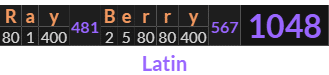"Ray Berry" = 112 (Ordinal)