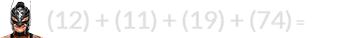 12+11+19+74 = 116