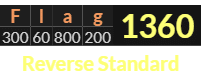 "Flag" = 1360 (Reverse Standard)