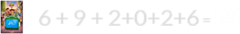 6 + 9 + 2+0+2+6 = 25