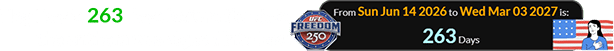 Flag Day is 263 days before the date the anthem was signed into law: