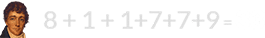 8 + 1 + 1+7+7+9 = 33
