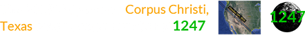 The 2023 Eclipse over Corpus Christi, Texas began Brown Lunation # 1247: